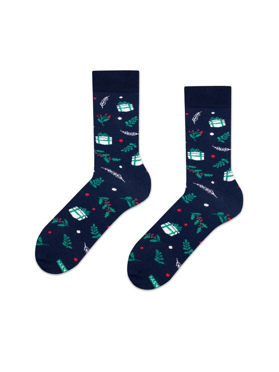 Zooksy Zooksy Zestaw 2 par wysokich skarpet unisex mixTURY Zielony