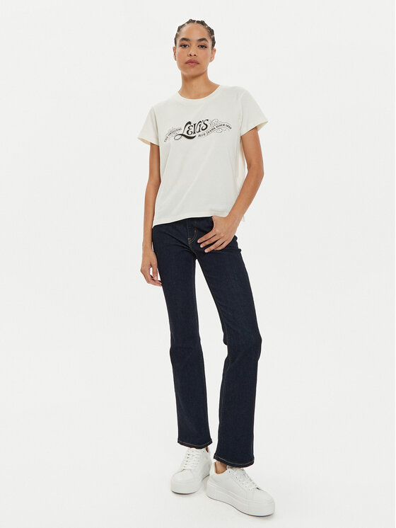 Levi's® Levi's® T-särk Graphic A8804-0023 Valge Boxy Fit