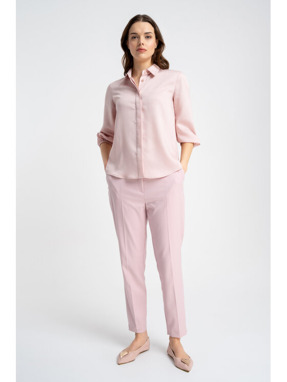 CLICK CLICK Πουκάμισο 10-6755 Ροζ Regular Fit