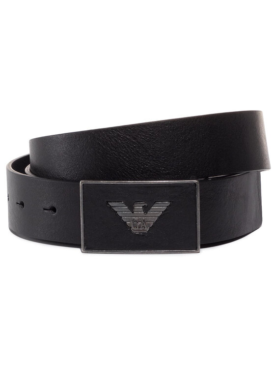 Emporio Armani Emporio Armani Чоловічий ремінь Y4S196 YDC0G 80001 Чорний