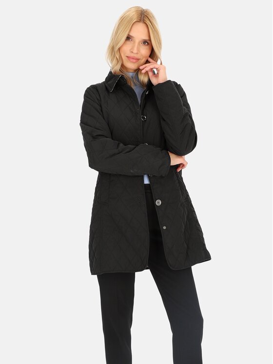 Perso Perso Dámska bunda BLH610115F Čierna Regular Fit