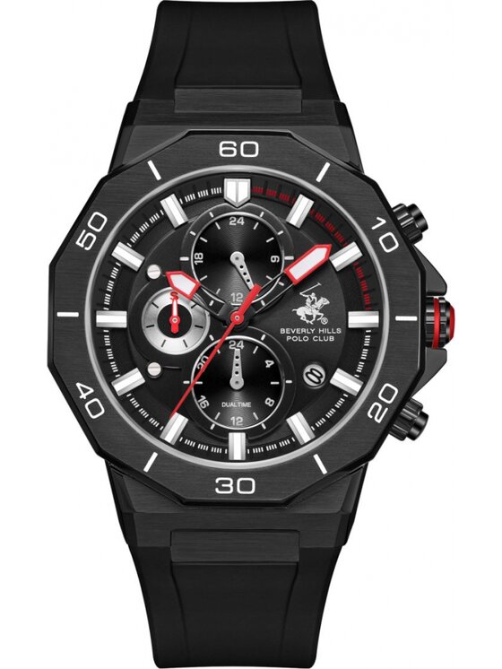 Beverly Hills Polo Club Beverly Hills Polo Club Zegarek BP3784X.651 Czarny