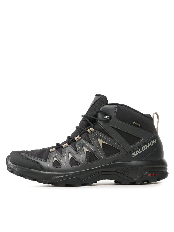 Salomon Salomon Bakancs X Braze Mid GORE-TEX L47174800 Fekete