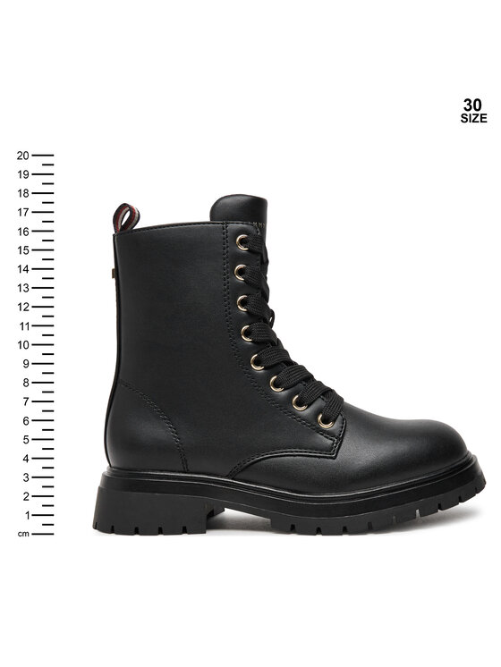 Tommy Hilfiger Tommy Hilfiger Ορειβατικά παπούτσια Lace-Up Bootie T3A5-33569-1351 M Μαύρο
