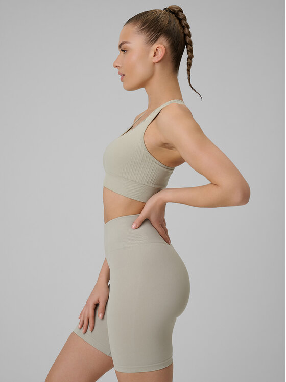 4F 4F Biustonosz sportowy MULTI ACTIVE Kremowy