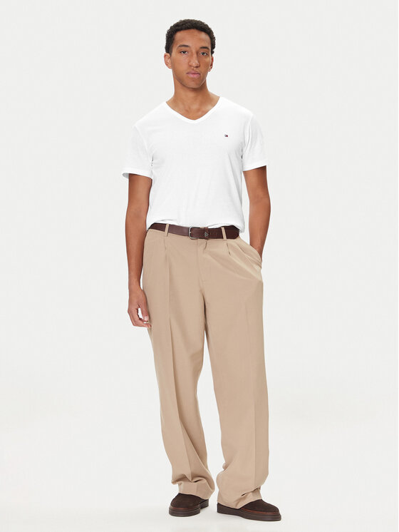 Tommy Hilfiger Tommy Hilfiger Комплект футболок UM0UM03637 Білий Regular Fit