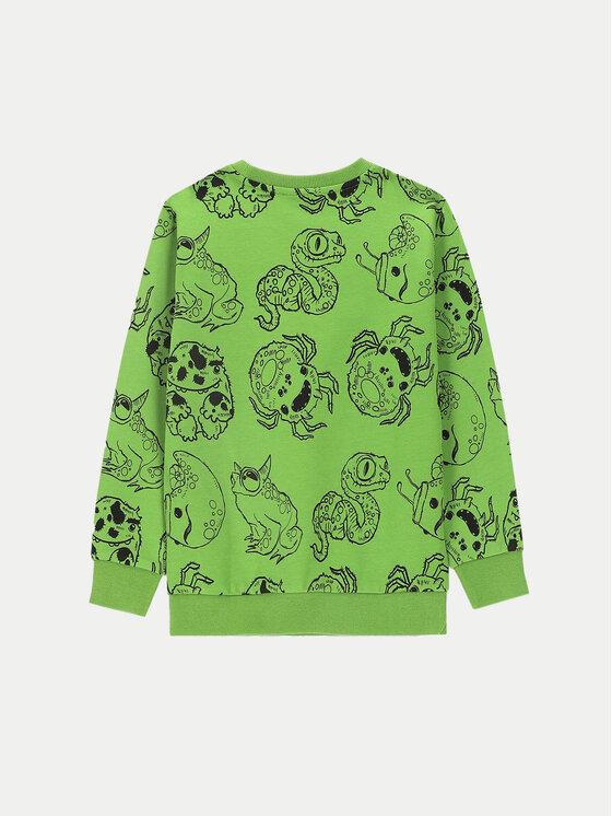 Coccodrillo Coccodrillo Felpa ZC4132101GBK Verde Regular Fit
