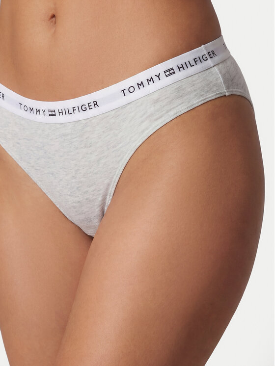 Tommy Hilfiger Tommy Hilfiger Klassischer Damenslip UW0UW05876 Grau