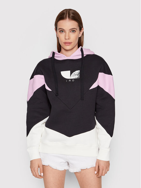 IRO Bluză Louhay AQ274 Negru Regular Fit AQ274 imagine noua