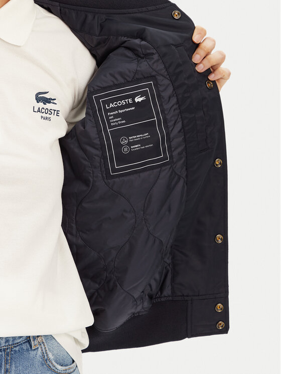 Lacoste Lacoste Μπόμπερ μπουφάν BH3441 Σκούρο μπλε Regular Fit