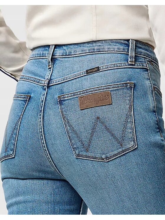 Wrangler Wrangler Jeansy 112364512 Niebieski Flare Fit