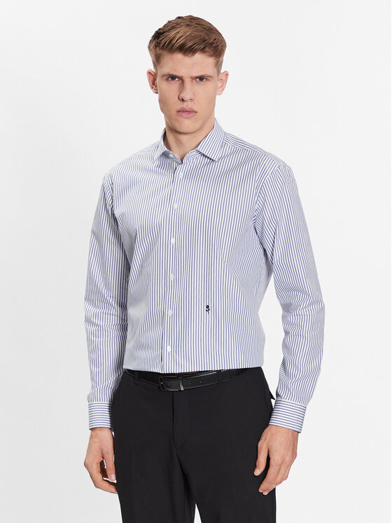 Seidensticker Seidensticker Cămașă 01.140530 Albastru Slim Fit