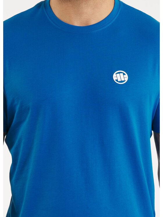 PITBULL PITBULL T-Shirt Koszulka Small Logo L Niebieski Regular Fit