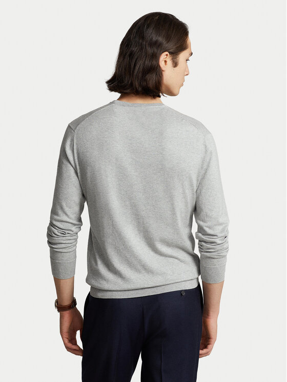 Polo Ralph Lauren Polo Ralph Lauren Pulover 710684957003 Gri Slim Fit