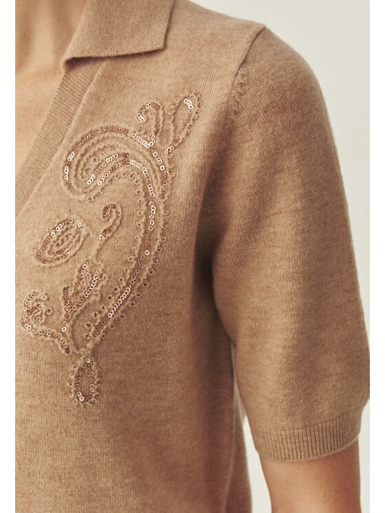 TATUUM Tatuum Blúzka LORO Béžová Classic Fit