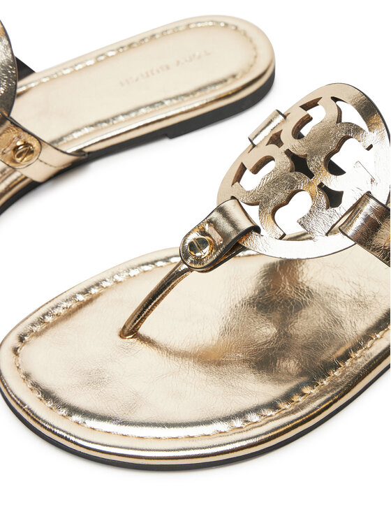 Tory Burch Tory Burch Japonki Miller 162596 Złoty