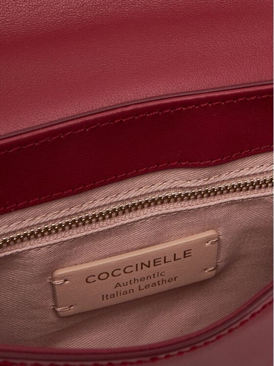 Coccinelle Coccinelle Ročna torba E1 QTF 12 03 01 Bordo rdeča