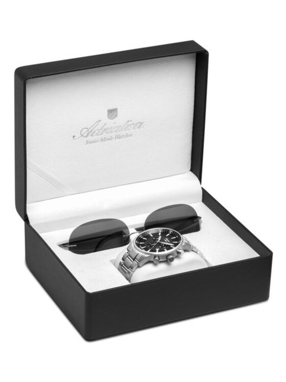 Adriatica Adriatica Zegarek A8281.4114CH-SET Srebrny
