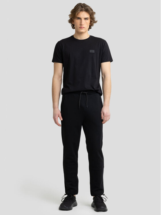 BIG STAR BIG STAR Spodnie dresowe ARTISP_906_350 Czarny Basic Fit