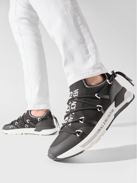 Versace Jeans Couture Versace Jeans Couture Sneakersy 75YA3SA6 Czarny