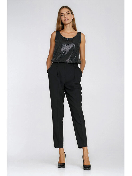 NIFE NIFE Halenka B219 Černá Regular Fit