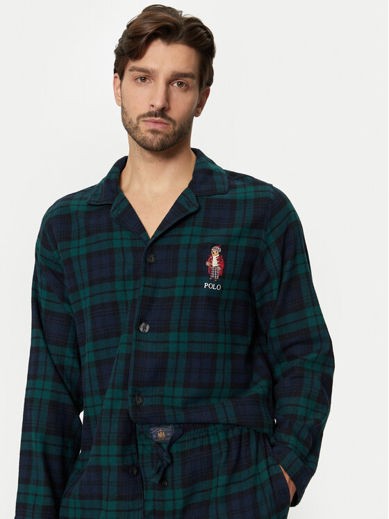 Polo Ralph Lauren Polo Ralph Lauren Pidžama 714915985002 Zelena Regular Fit