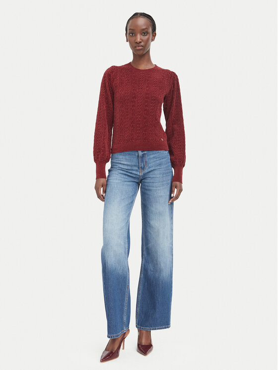 Guess Guess Jeansy W6YA1A D1339 Niebieski Wide Leg
