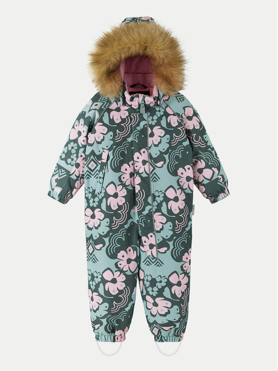 Reima Reima Зимен детски гащеризон Lappi 5100129C Зелен Regular Fit