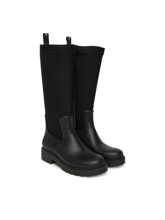 Calvin Klein Calvin Klein Cizme de cauciuc YW0YW02002 Negru