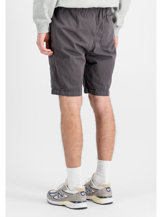 Alpha Industries Alpha Industries Szorty Basic Cotton Short Szary Regular Fit
