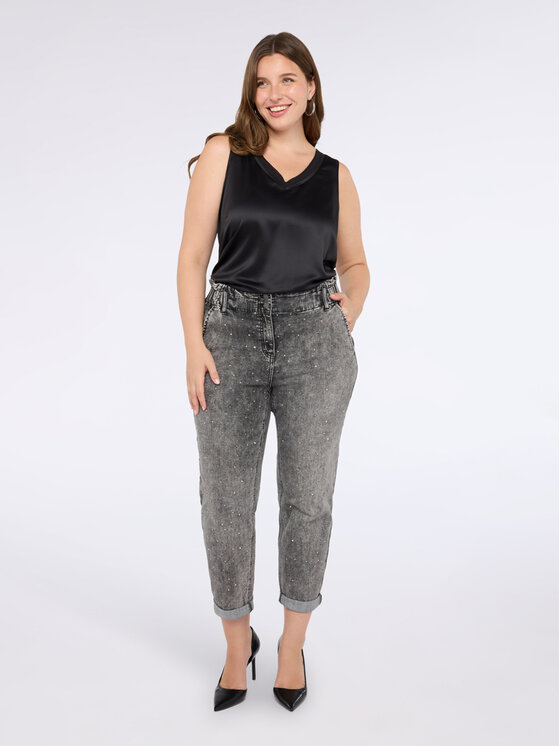 Fiorella Rubino Fiorella Rubino T-shirt G478L208554N033 Nero Regular Fit