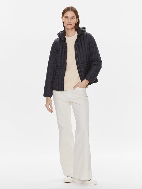 Tommy Hilfiger Tommy Hilfiger Kurtka puchowa WW0WW40484 Granatowy Regular Fit