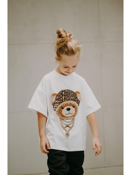 Bejbi Story Bejbi Story T-Shirt T-shirt oversize Elliot Teddy Écru Oversize