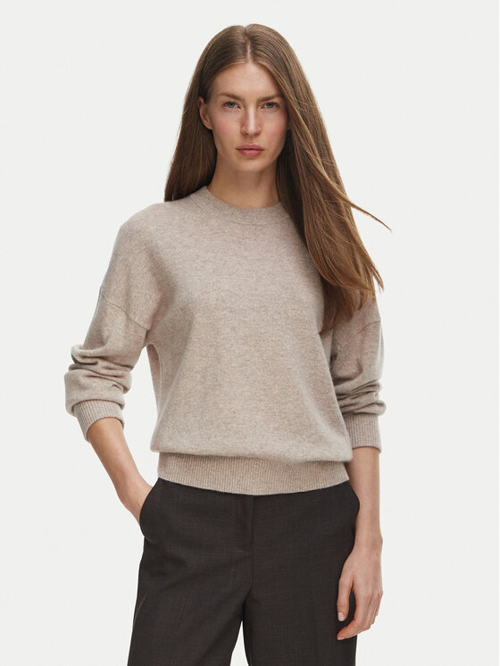 Tommy Hilfiger Tommy Hilfiger Sveter WW0WW51459 Béžová Regular Fit