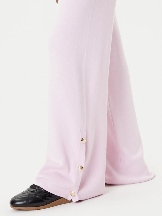 Liu Jo Sport Liu Jo Sport Pletene hlače TF5252 MS59L Ružičasta Regular Fit
