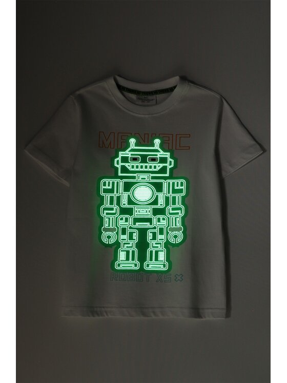Coccodrillo Coccodrillo T-Shirt ZC5143202XBK-001 Bílá Regular Fit