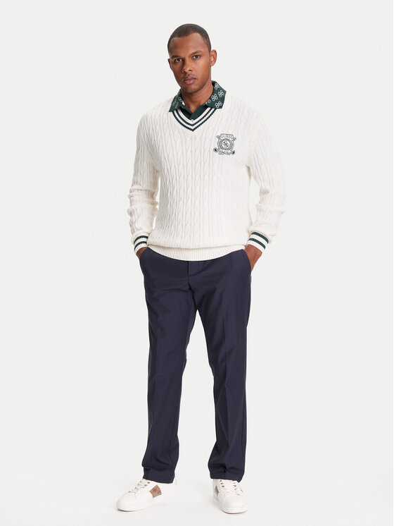 Guess Guess Sweter M5YR12 Z30W1 Écru Regular Fit
