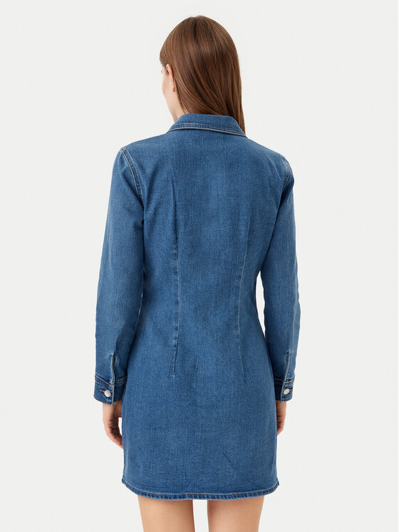 ONLY ONLY Джинсова сукня Believe 15326613 Голубий Slim Fit