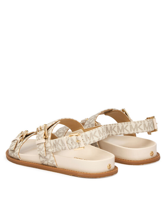 MICHAEL Michael Kors MICHAEL Michael Kors Sandales Nia Flat 40S6NIFS2B Écru
