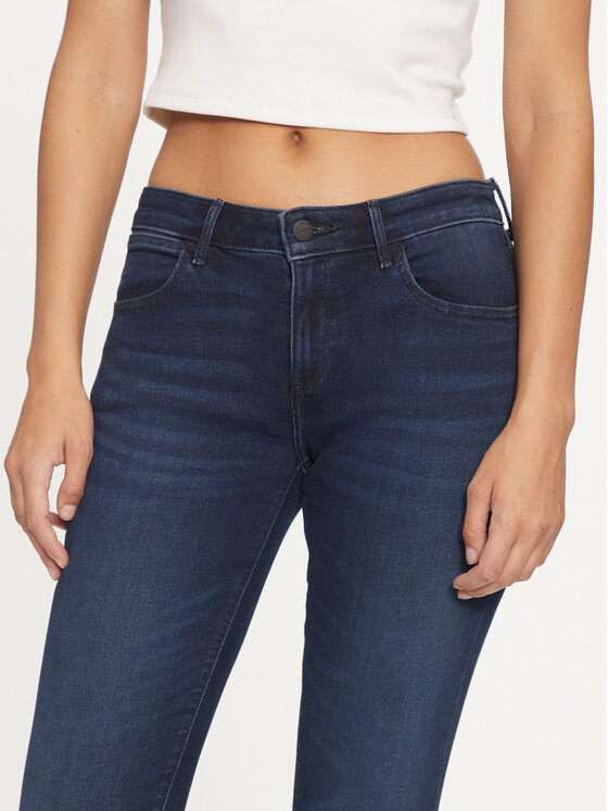 Wrangler Wrangler Jeans hlače 112342797 Mornarsko modra Bootcut Fit
