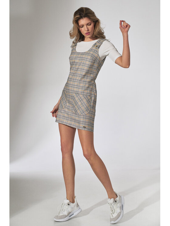 FIGL FIGL Φόρεμα M736 Έγχρωμο Regular Fit