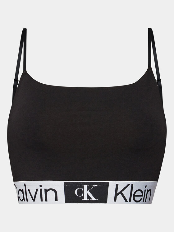 Calvin Klein Underwear Calvin Klein Underwear Top nedrček 000QF7587E Črna