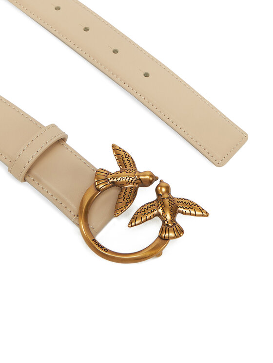 PINKO PINKO Ζώνη Γυναικεία LOVE BERRY H3 100125 A0F1 Μπεζ