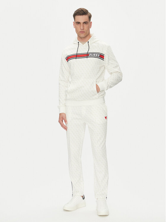 Guess Guess Felpa New Korbin Z4BQ30 FL04Q Bianco Regular Fit