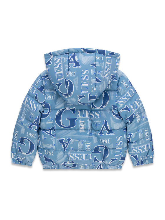 Guess Guess Zimska jakna N6BL03 W4499 Svijetlo plava Regular Fit