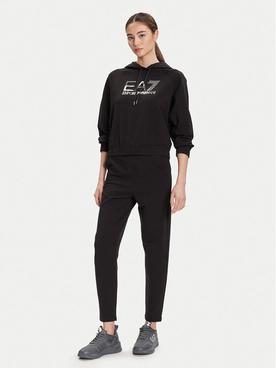 Ea7 Emporio Armani Černá Tepláková Souprava