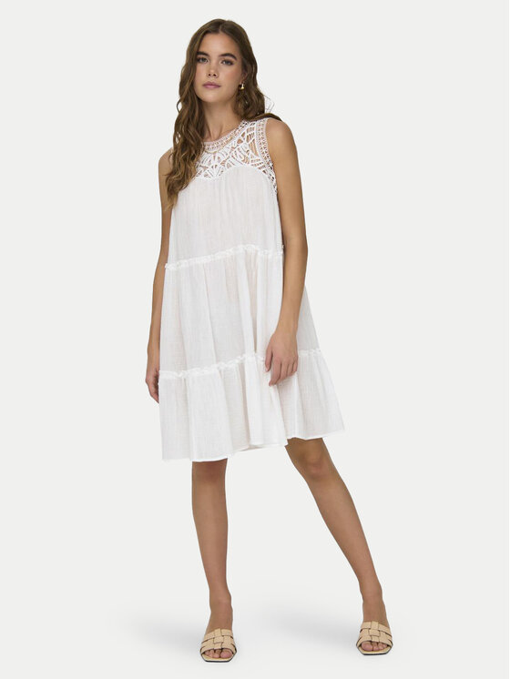 JDY JDY Ljetna haljina Oda 15323448 Bijela Regular Fit