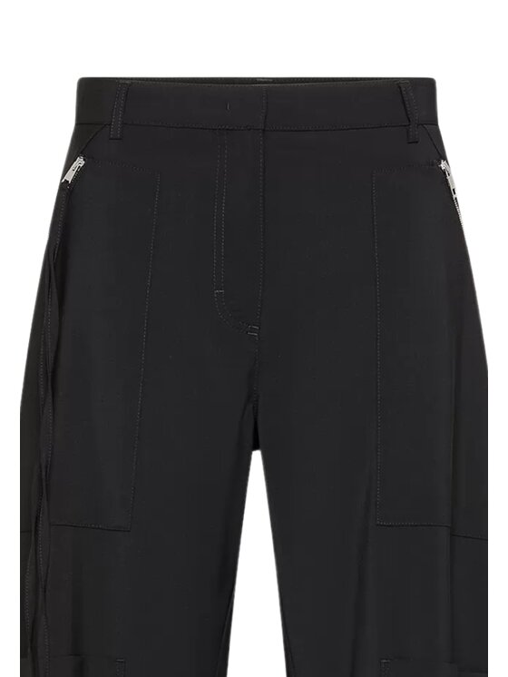 SEVENTY SEVENTY Pantaloni cargo pt1330-220654-999 Nero Regular Fit
