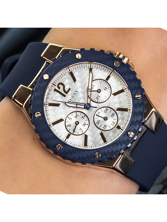 Guess Guess Hodinky W0149L5 Modrá