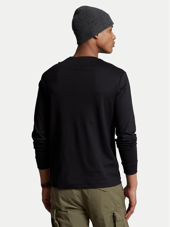 Polo Ralph Lauren Polo Ralph Lauren Longsleeve 710760121 Czarny Slim Fit